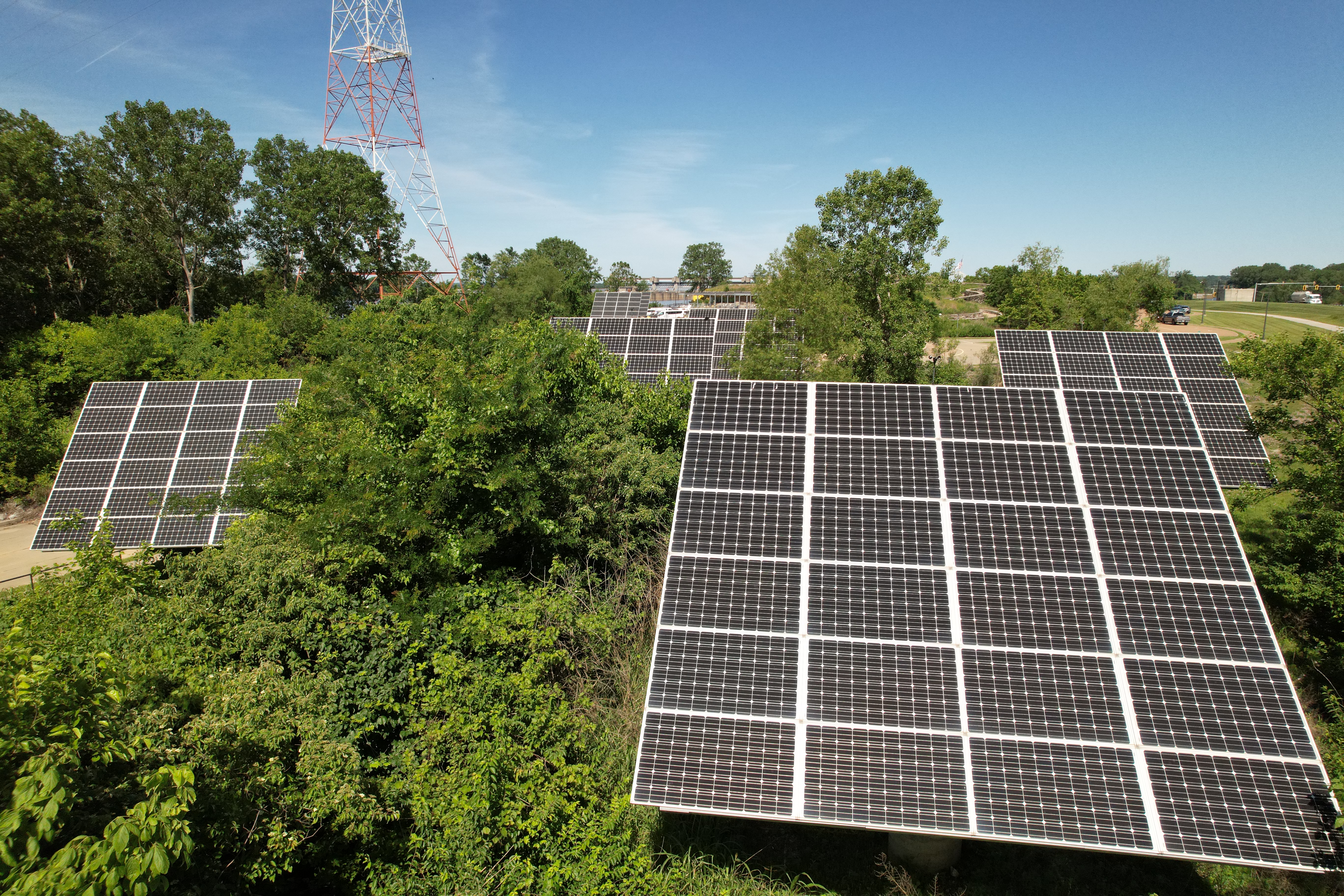 field station solar panels